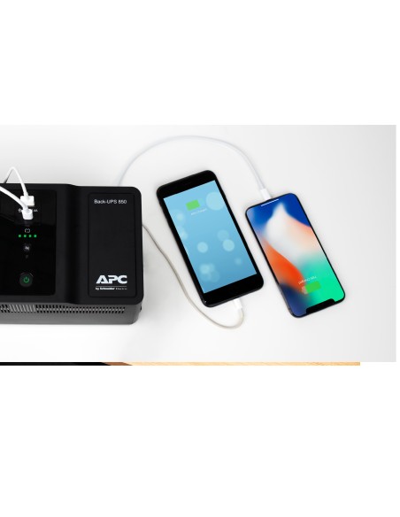 BE850G2-GR sistema de alimentación ininterrumpida (UPS) En espera (Fuera de línea) o Standby (Offline) 0,85 kVA 520 W 8 salidas