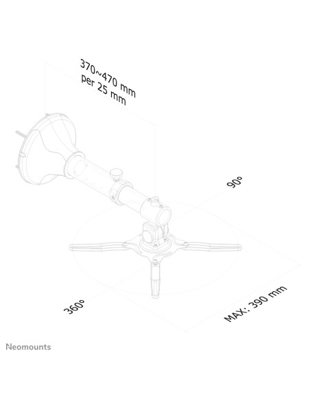 Soporte de pared Beamer
