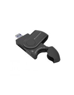 StreamVault BIAN04B lector de tarjeta USB 3.2 Gen 1 (3.1 Gen 1) Type-A Negro