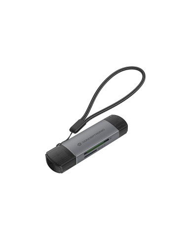 BIAN05G lector de tarjeta USB 3.2 Gen 1 (3.1 Gen 1) Type-A/Type-C Gris