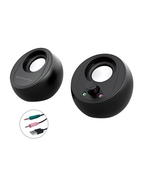 BJORN01B altavoz De 2 vías Negro Inalámbrico y alámbrico 10 W