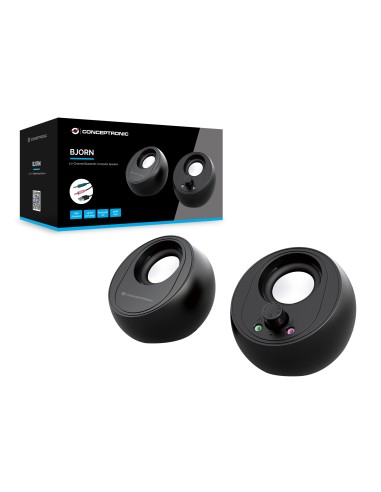 BJORN01B altavoz De 2 vías Negro Inalámbrico y alámbrico 10 W