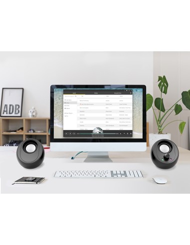 BJORN01B altavoz De 2 vías Negro Inalámbrico y alámbrico 10 W