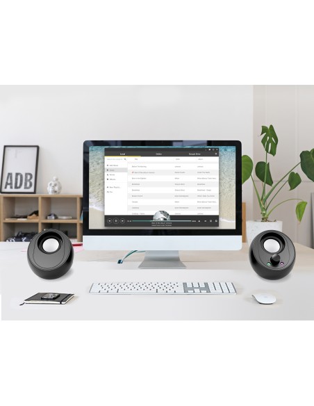 BJORN01B altavoz De 2 vías Negro Inalámbrico y alámbrico 10 W