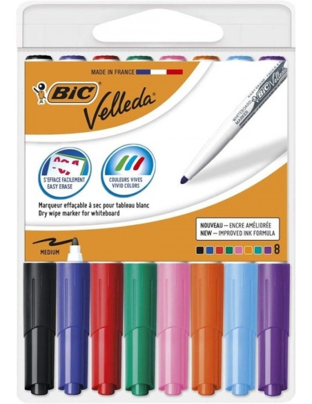 BOLSA 8 ROTULADORES VELEDA 1741 COLORES SURTIDOS