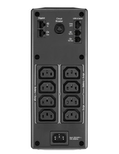 BR1300MI sistema de alimentación ininterrumpida (UPS) Línea interactiva 1,3 kVA 780 W 8 salidas AC 2