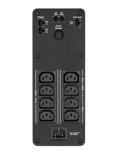 BR1600SI sistema de alimentación ininterrumpida (UPS) Línea interactiva 1,6 kVA 960 W 8 salidas AC