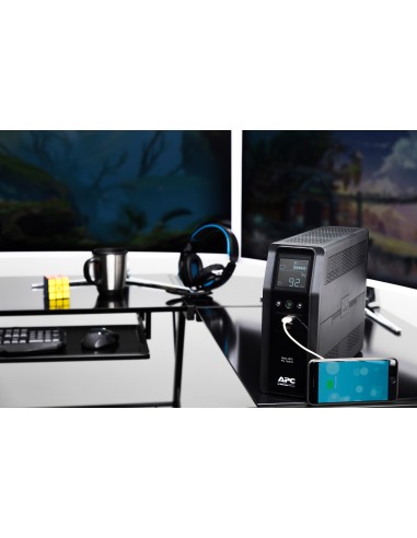 BR1600SI sistema de alimentación ininterrumpida (UPS) Línea interactiva 1,6 kVA 960 W 8 salidas AC
