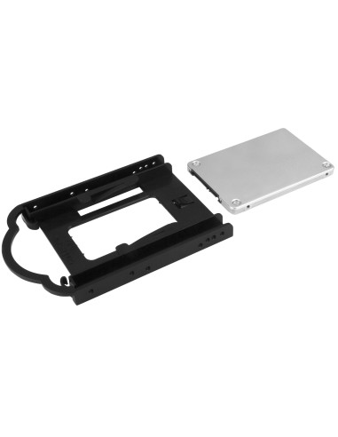 Bracket de Montaje para Discos Duros / SSD de 2,5" en Bahías de 3,5 Pulgadas - Instalación sin Herramientas - Bracket Adaptador