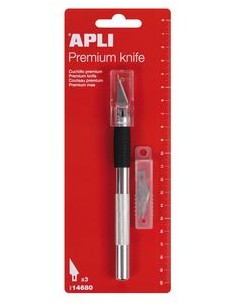 CUTTER DE PRECISION PREMIUM 3 CUCHILLAS DE RECAMBIO