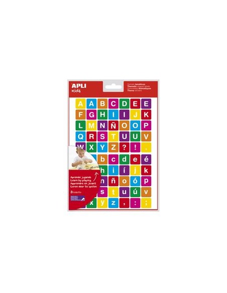 BOLSA 3 HOJAS GOMETS ABECEDARIO REMOVIBLE