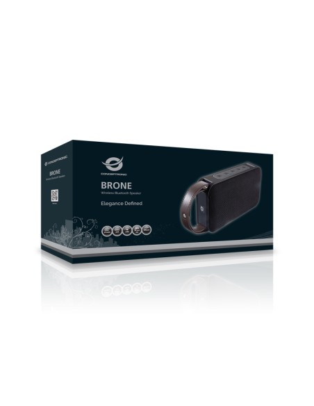 BRONE01B altavoz portátil Altavoz portátil estéreo Negro, Bronce 10 W