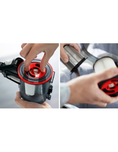 BSS71125AH aspiradora de mano Negro, Azul Sin bolsa