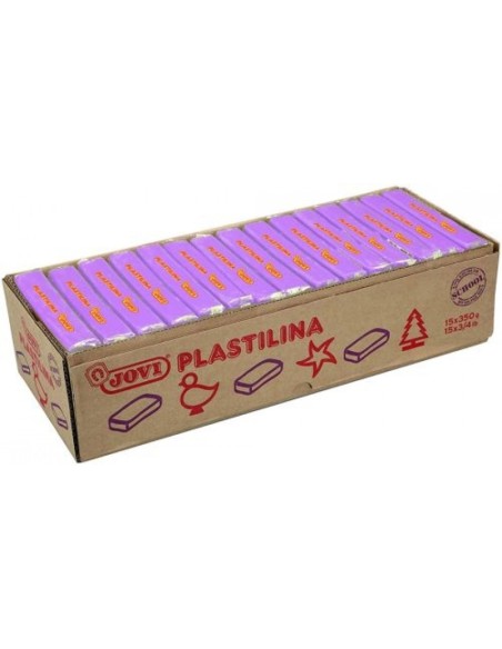 C 15 TACOS PLASTILINA JOVI 72 GRANDE 350G LILA