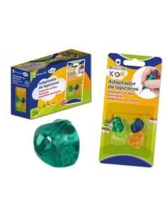 BLISTER 4 ADAPTADORES PARA LAPICES COLORES SURTIDOS