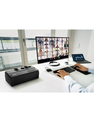 BV650I-GR sistema de alimentación ininterrumpida (UPS) Línea interactiva 0,65 kVA 375 W 4 salidas AC