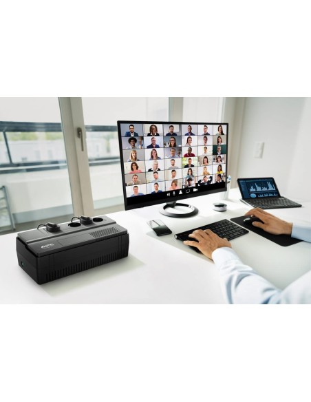 BV650I-GR sistema de alimentación ininterrumpida (UPS) Línea interactiva 0,65 kVA 375 W 4 salidas AC