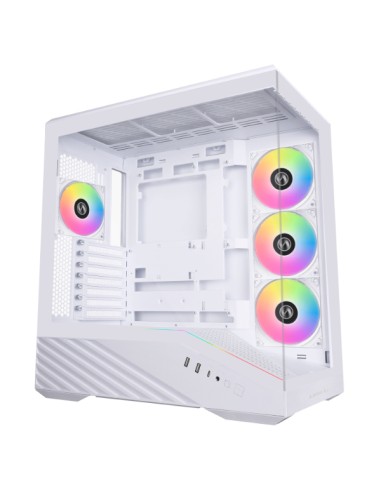 Vector V100 Midi Tower Negro, Transparente