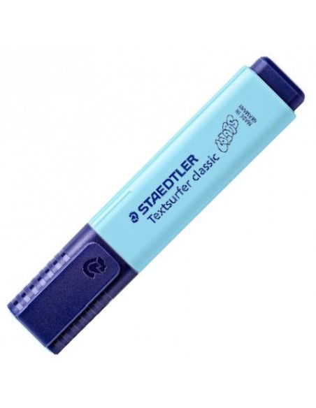 C 10 marcadores fluorescentes azul cielo texsurfer classic pastel