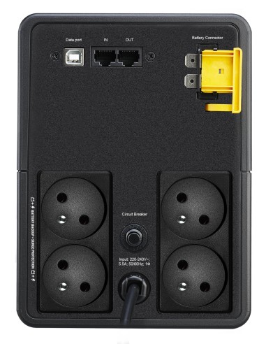 BX1200MI-FR sistema de alimentación ininterrumpida (UPS) Línea interactiva 1,2 kVA 650 W 4 salidas AC