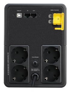 BX1200MI-GR sistema de alimentación ininterrumpida (UPS) Línea interactiva 1,2 kVA 650 W 4 salidas AC 2