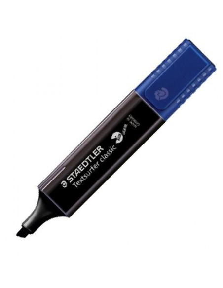 C 10 marcadores fluorescentes negro texsurfer classic pastel