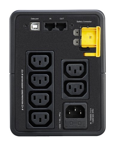 BX950MI sistema de alimentación ininterrumpida (UPS) Línea interactiva 0,95 kVA 520 W 6 salidas AC