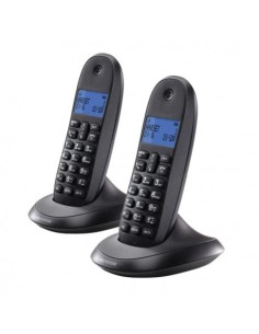 C1002 teléfono Teléfono DECT Identificador de llamadas Gris