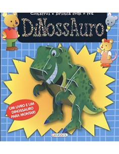 Dinossauro constroi e brinca com o teu
