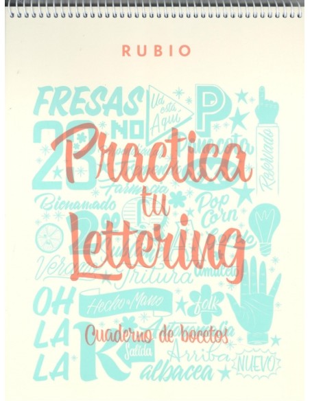 CUADERNO BOCETOS CALIGRAFIA