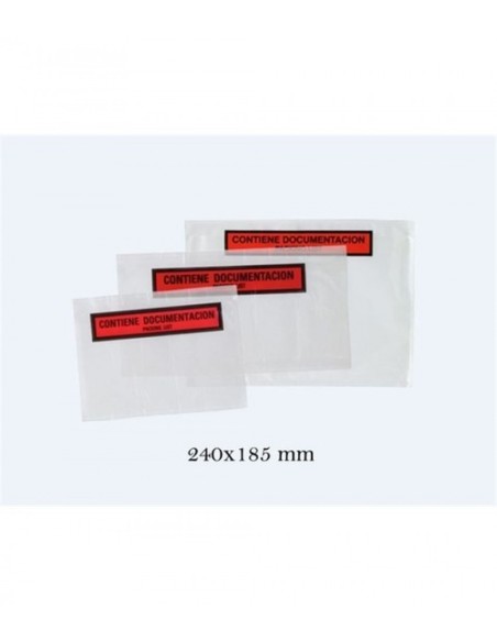 C 250 SOBRE AUTOADHESIVO PORTADOCUMENTOS 240X185MM