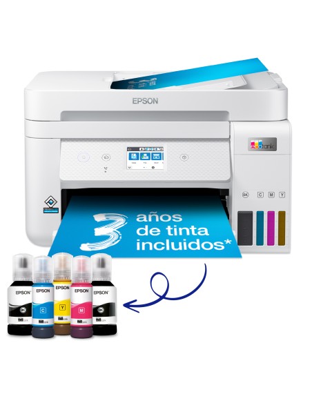 EcoTank Impresora multifunción ET-4856 A4 con depósito de tinta, conexión Wi-Fi