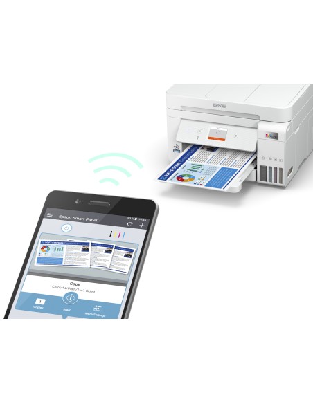 EcoTank Impresora multifunción ET-4856 A4 con depósito de tinta, conexión Wi-Fi
