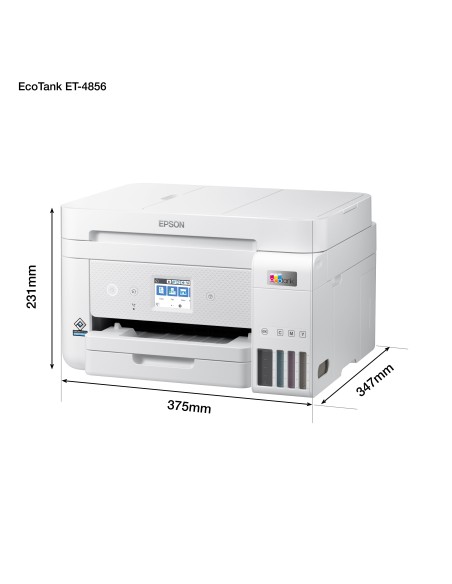EcoTank Impresora multifunción ET-4856 A4 con depósito de tinta, conexión Wi-Fi