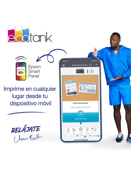EcoTank Impresora multifunción ET-4856 A4 con depósito de tinta, conexión Wi-Fi