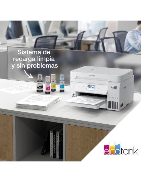EcoTank Impresora multifunción ET-4856 A4 con depósito de tinta, conexión Wi-Fi