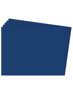 PAQ 25 CARTULINA FIXO 50X65 180G AZUL MARINO