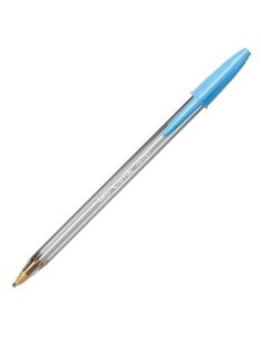 C 20 BOLIGRAFOS BIC CRISTAL LARGE FUN TURQUESA
