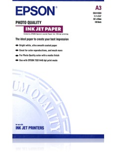 Photo Quality Ink Jet Paper, DIN A3, 102 g/m², 100 hojas