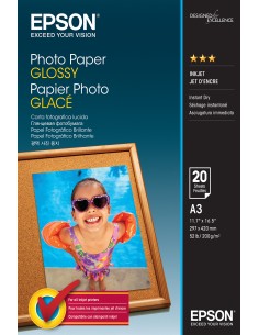 Photo Paper Glossy - A3 - 20 Hojas