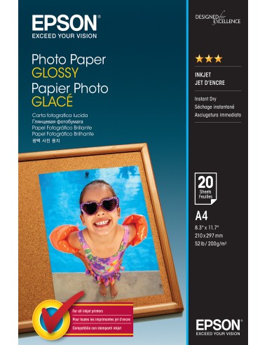 Photo Paper Glossy - A4 - 20 Hojas