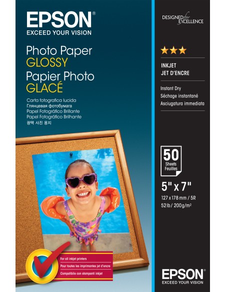 Photo Paper Glossy - 13x18cm - 50 Hojas