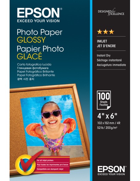 Photo Paper Glossy - 10x15cm - 100 Hojas