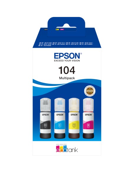 104 EcoTank 4-colour Multipack