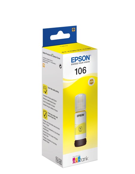 106 EcoTank Yellow ink bottle