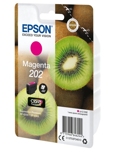 Kiwi Singlepack Magenta 202 Claria Premium Ink