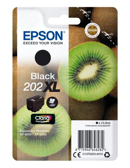 Kiwi Singlepack Black 202XL Claria Premium Ink