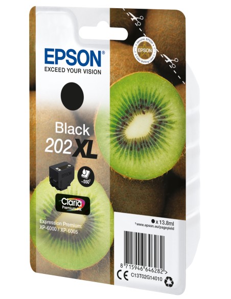 Kiwi Singlepack Black 202XL Claria Premium Ink