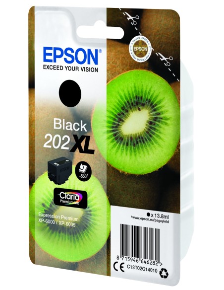 Kiwi Singlepack Black 202XL Claria Premium Ink