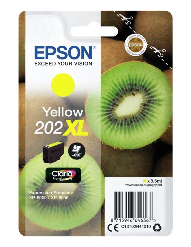 Kiwi Singlepack Yellow 202XL Claria Premium Ink